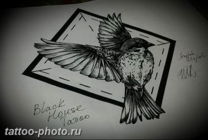 рисунка тату воробей 03.12.2018 №100 - photo tattoo sparrow - tattoo-photo.ru